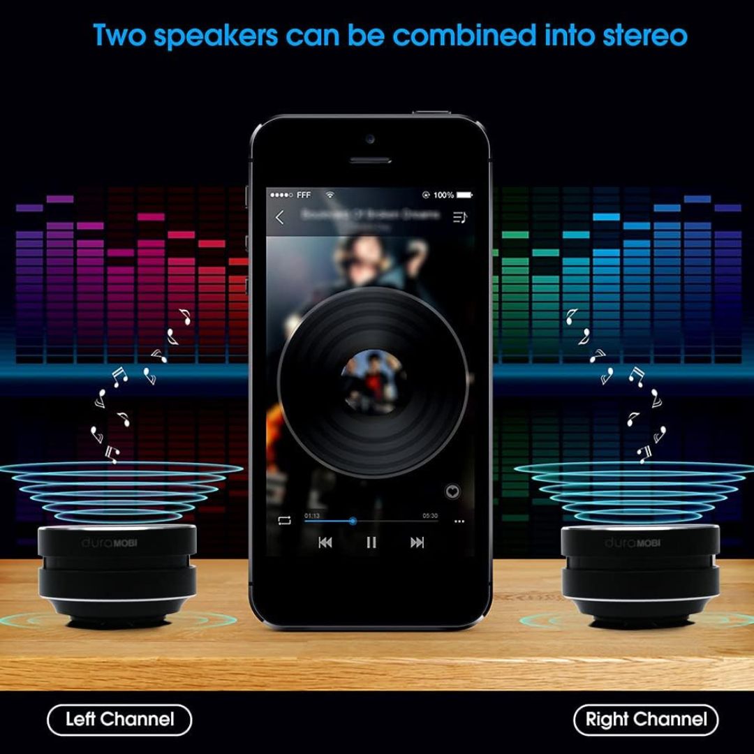 Mini Bluetooth Speaker Magnet